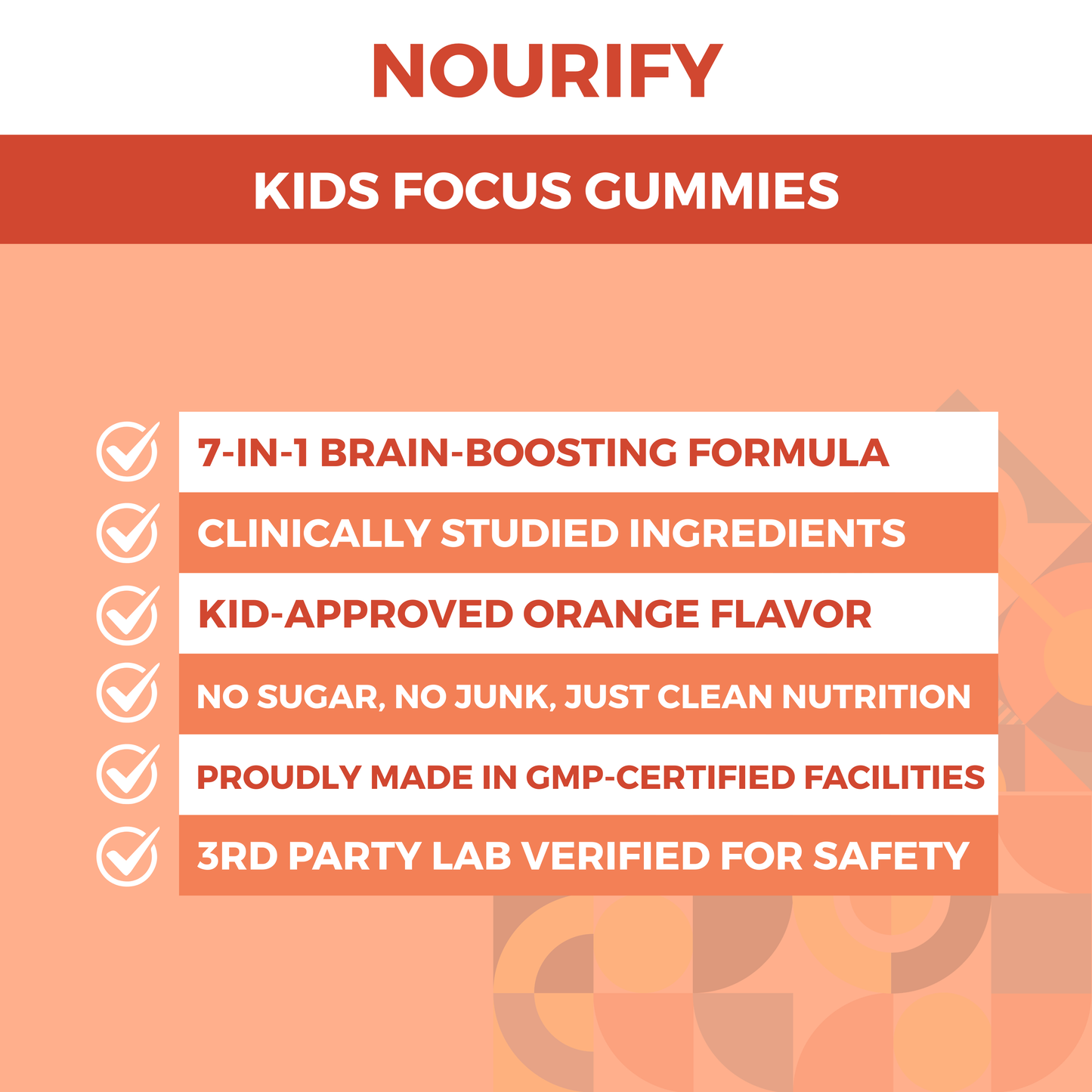 Nourify - Kids Focus Gummies