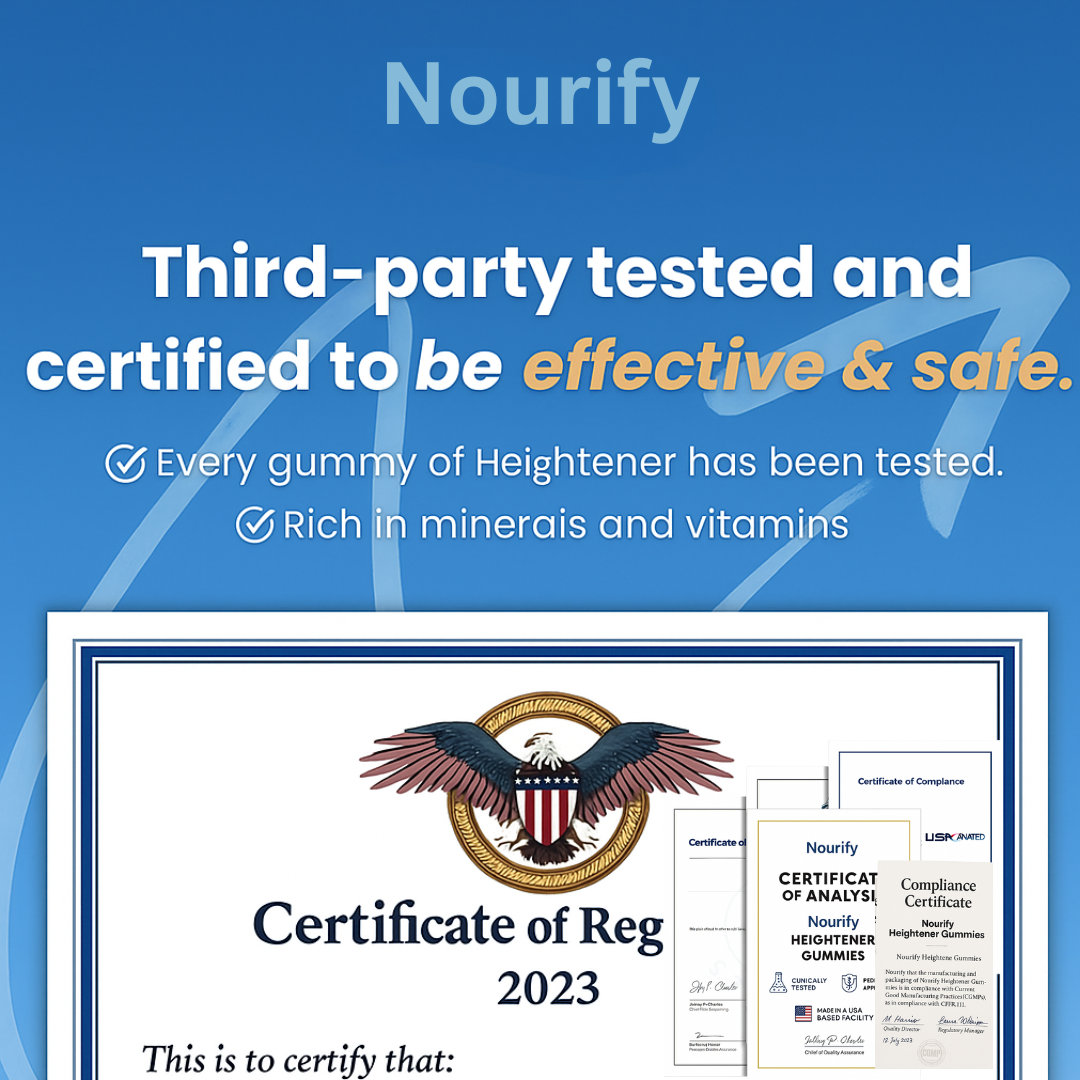4th of July Sale — Nourify Heightener Gummies