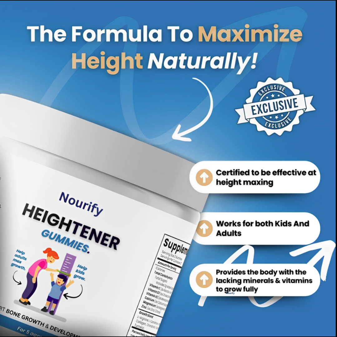 4th of July Sale — Nourify Heightener Gummies