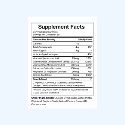 Nourify - Heightener Gummies