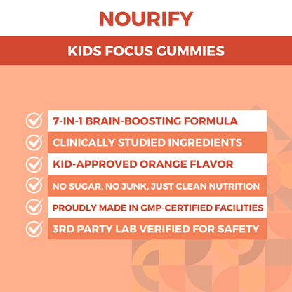 Nourify - Kids Focus Gummies