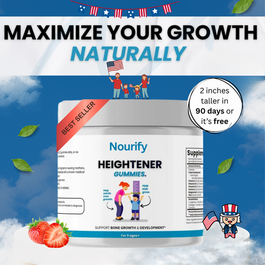 4th of July Sale — Nourify Heightener Gummies
