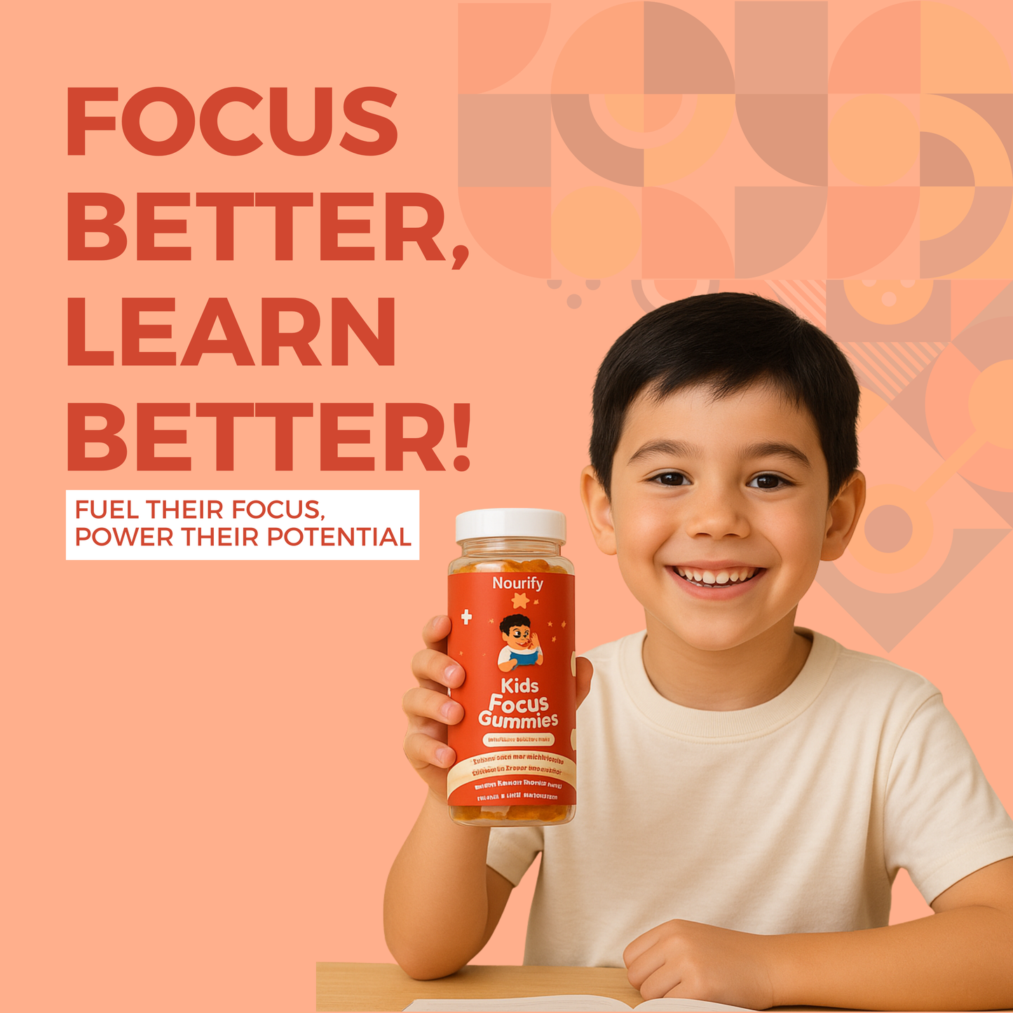 Nourify - Kids Focus Gummies