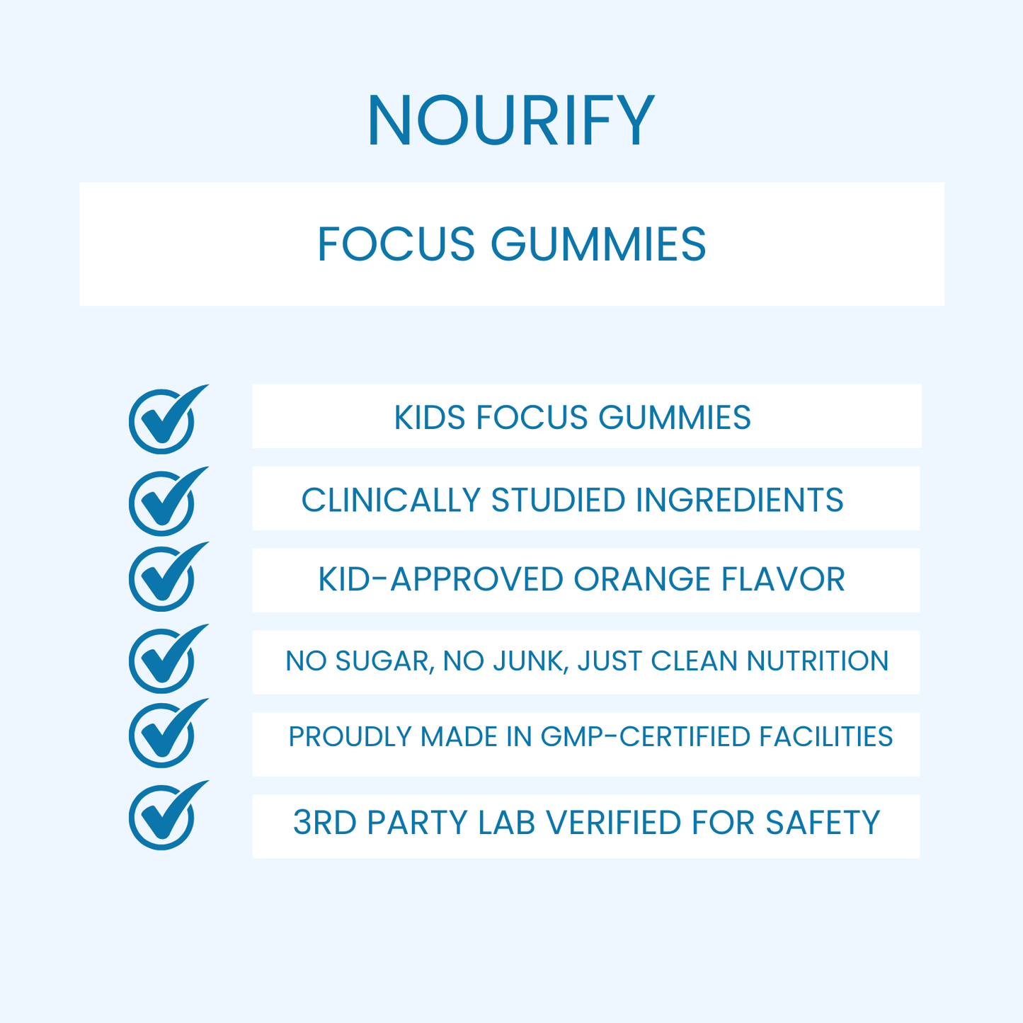 Nourify - Focus Gummies