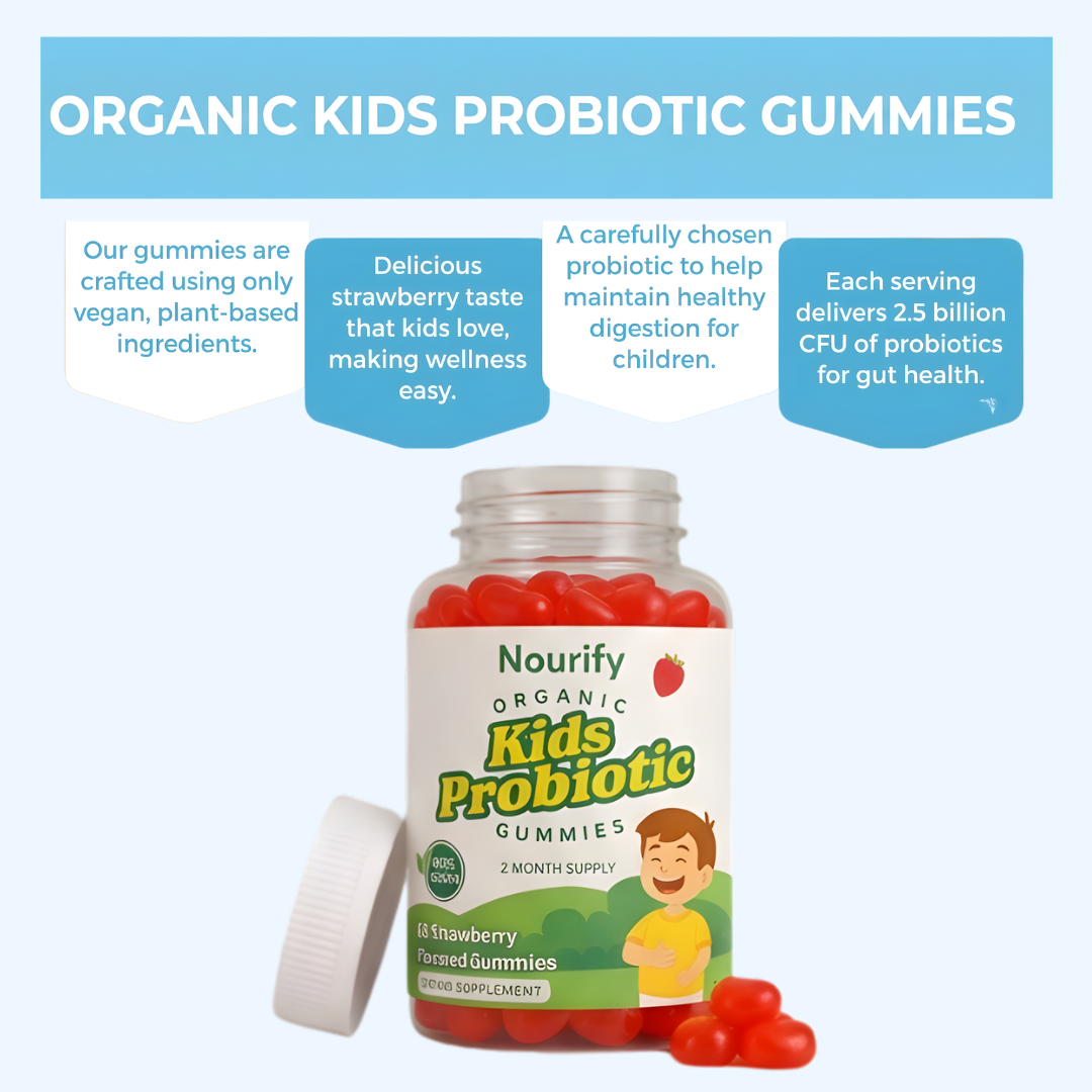 Nourify - Organic Kids Probiotic Gummies